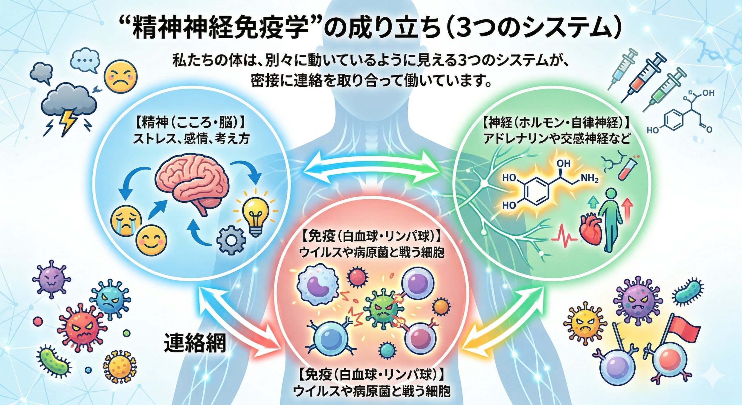 【連載コラム】精神神経免疫学～「病は気から」！？～